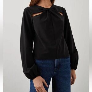 Rails Blouse With Cut Outs